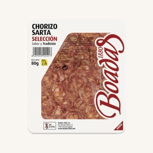 Boadas 1880 Chorizo Sarta Seleccion extra, pre-sliced 80 gr from Catalonia