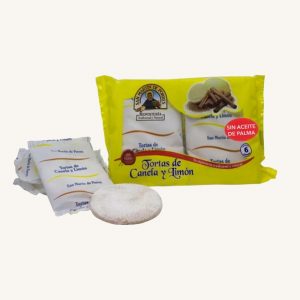 San Martín de Porres Tortas de canela y limón (cinnamon and lemon mini cakes), from Seville, 6 units, 210 gr