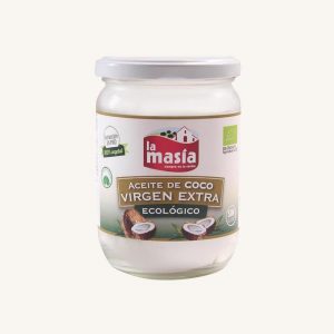 la masía Organic extra virgin coconut oil, from Andalusia, bottle 430 ml