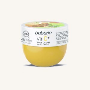 Vit C+ body cream, vegan, 24-hour hydration, jar