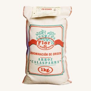 Round Calasparra rice (arroz redondo), DO Calasparra, ideal for paella, from Murcia, bag