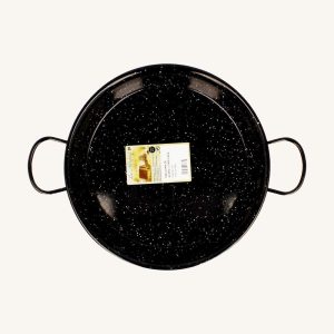 Paellera (Paella pan), made of vitrified steel,  30 cm diameter, for 2-3 people