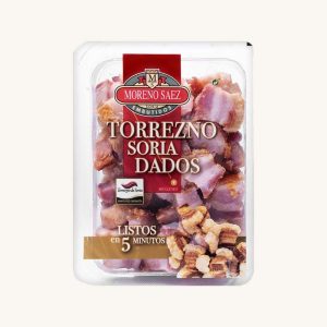Torrezno de Soria dados (dices of marinated pork belly pre-cooked), small tray