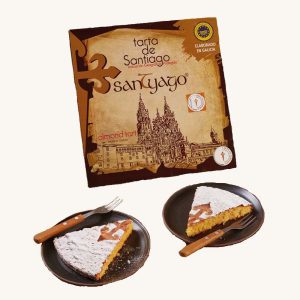 IGP / IXP Tarta de Santiago (Santiago almond tart), traditional, from Galicia, 12 portions