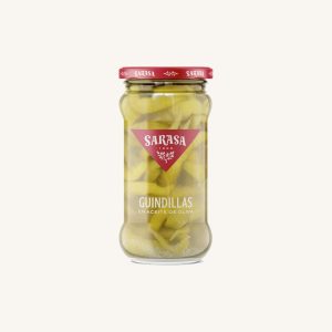 Chilli peppers in olive oil (guindillas en aceite de oliva), from Navarra, small jar