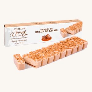 Torrons Vicens Artisan Dulce de Leche nougat (turrón / torró), case