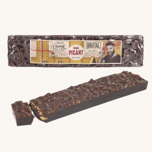 Torrons Vicens Spicy nougat "Brutal" Marc Ribas (turrón / torró picante), case