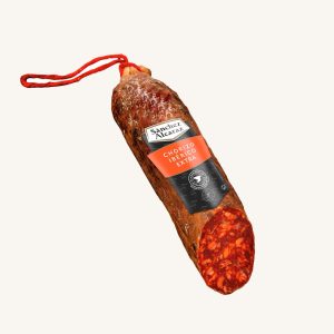 Chorizo Ibérico extra, cular, from Extremadura, half-piece