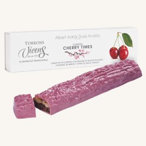 Torrons Vicens "Cherry Times" nougat, by Albert Adrià & José Andrés, bar