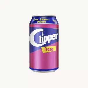 Strawberry soda (refresco de fresa), from Canary Islands, can