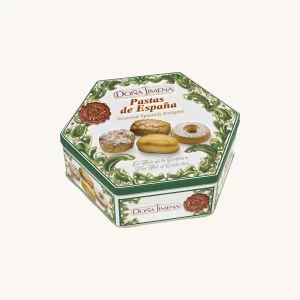 Doña Jimena Assorted Spanish Delights (Pastas de España), medium tin can
