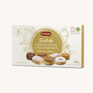 El Santo Assorted Spanish Delights (Surtido de mantecados y polvorones de Estepa), medium box