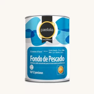 Fish stock (fondo de pescado) for paella and rice dishes, for 10-12 servings, large can