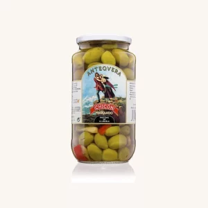 Partida de la Abuela seasoned split green olives, from Antequera - Malaga, jar