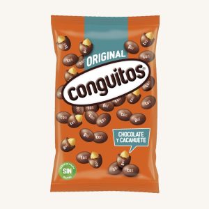 Conguitos Original chocolate-covered peanuts (cacahuetes recubiertos de chocolate), extra large bag