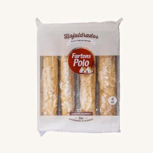 Fartons Hojaldrados (puff pastry fartons), original family recipe, from Alboraya, Valencia, pack of 4 units