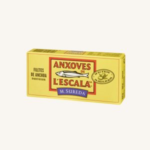 Anchovy fillets in olive oil, artisan, from Girona – Mediterranean Sea, small box
