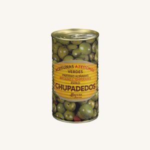 Chupadedos style seasoned split olives (aceitunas partidas estilo Chupadedos), from Seville, can