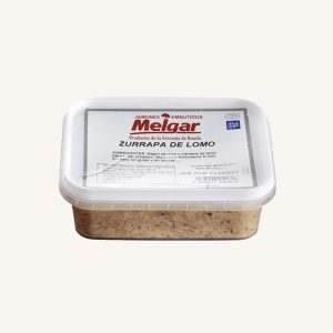 Zurrapa de Lomo classic (blanca), cured loin spread, from Malaga, small terrine