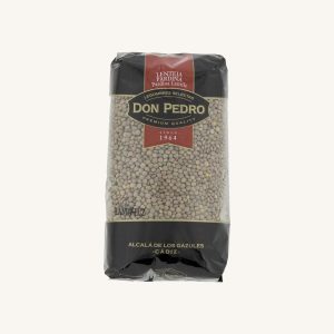 Don Pedro Pardina lentils (lenteja Pardina), premium quality, from Cadiz, bag