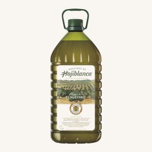 Maestros de Hojiblanca Extra Virgin Olive Oil, Blend Number 1 El Nuestro (coupage), carafe of 5 liters