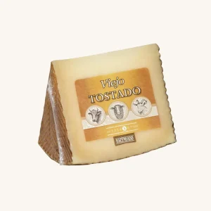 Hacendado Viejo Tostado (toasted aged) mixed milk cheese, wedge